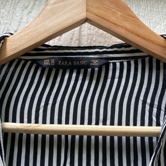 Zara Basic Striped Blouse - Picture 4 of 4